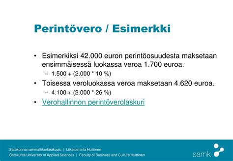 perint ja lahjaverolaskuri|Perintövero ja kuolinpesän veroasiat